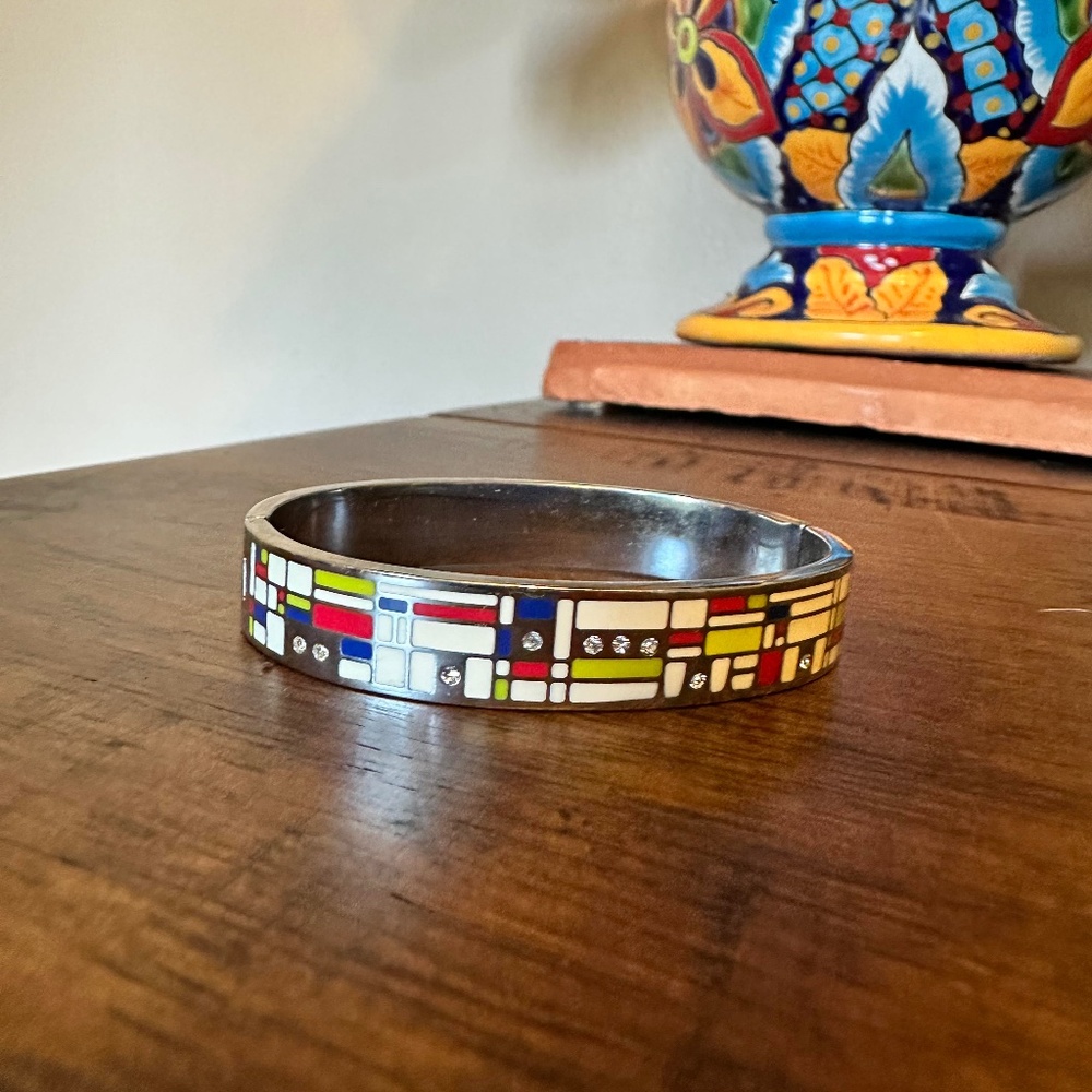 Colorblock Cuff Bracelet